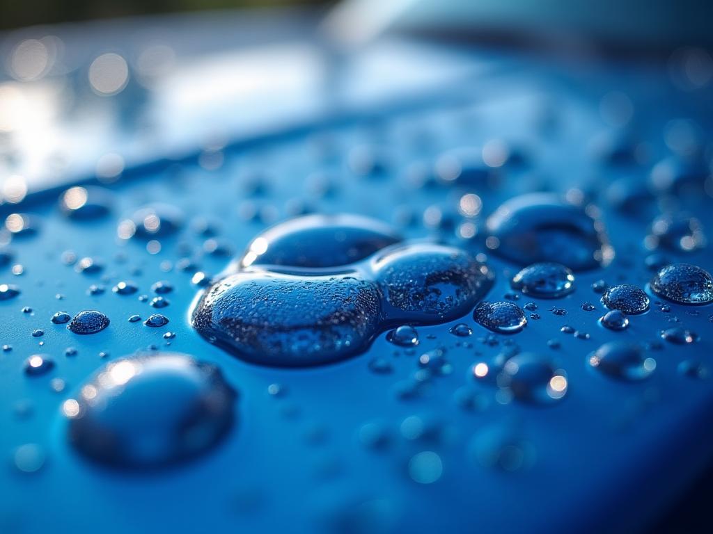 Keramikversiegelung mit hydrophober Wirkung